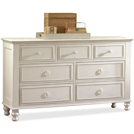 Rectangular 7 Drawer Dresser